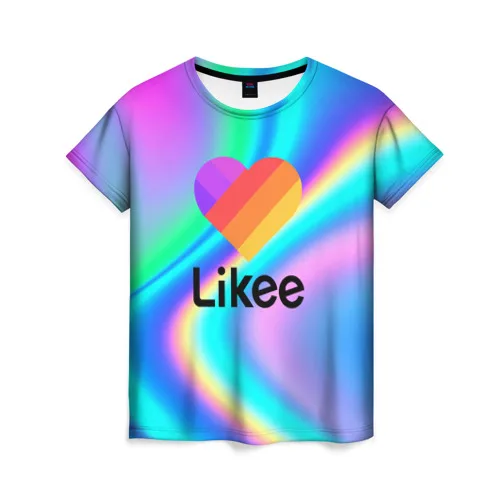 Женская футболка 3D LIKEE GRADIENT|Футболки| |