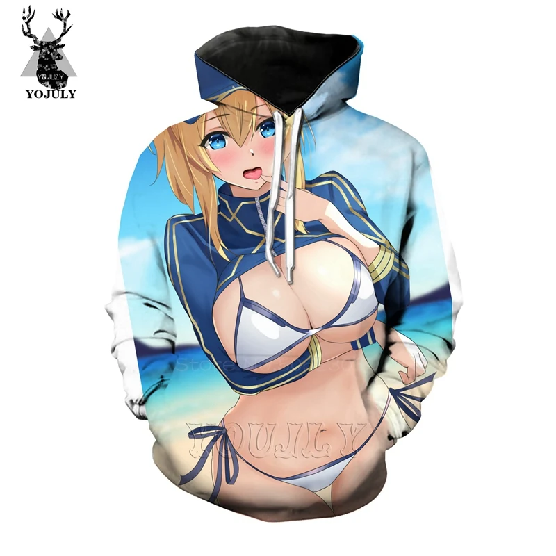 Ahegao, толстовки, Модная белая мужская Толстовка, 3d принт, аниме, сексуальный лоли, толстовка в стиле хип-хоп, с круглым вырезом, уличная одежда, топы, странные вещи - Цвет: 11
