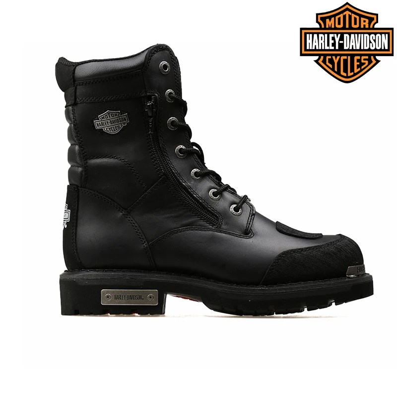 Ботинки Harley Davidson для мужчин оригинальные черные ботинки Riddick из натуральной кожи