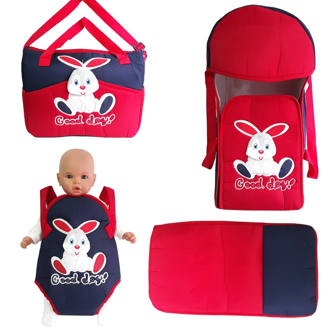 Кролик красный Laci 4 шт. детская переноска кенгуру сумка Нижняя открывающая набор|