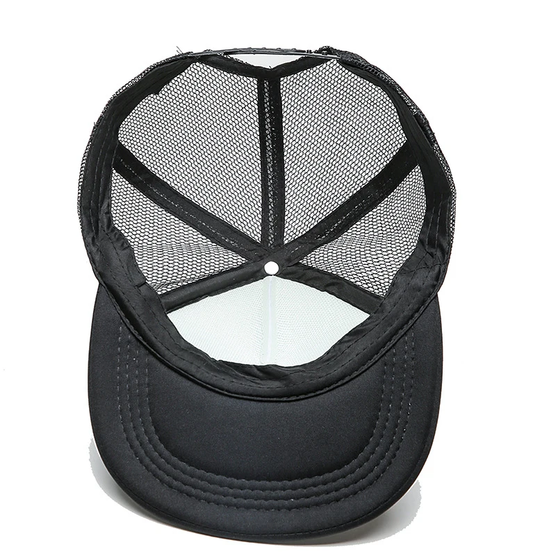 

80PCS Free Custom Logo Baseball Cap Kids Personality DIY Design Trucker Hat 100% Polyester Hats Blank Mesh Cap Boys Girl Casquet