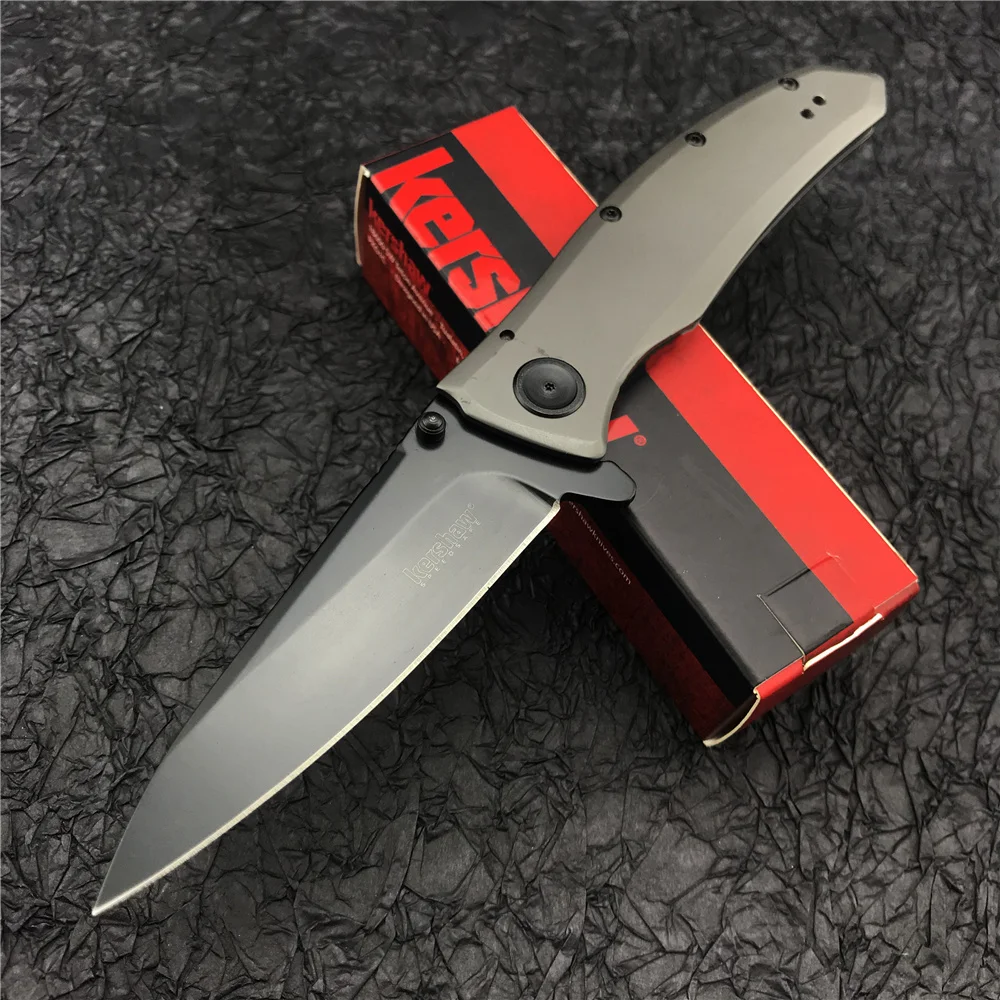 

Kershaw Grid SpeedSafe Assisted Flipper 2200 Outdoor Survival Camping EDC Tool 8Cr13Mov Blade Portable Tactical Folding Knife