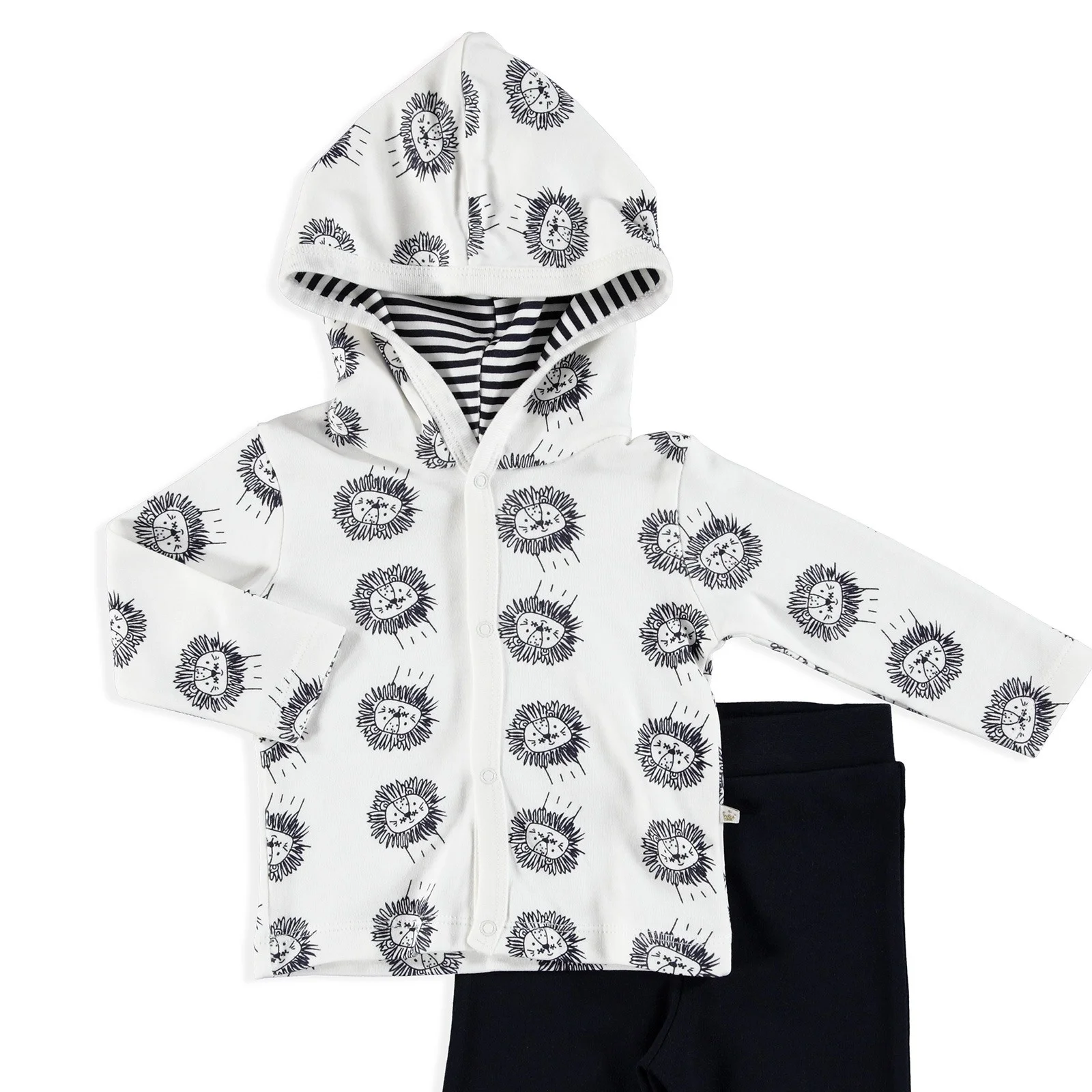 Ebebek For My Baby толстовка с изображением Льва кардиган брюки комплект из 2 предметов| |