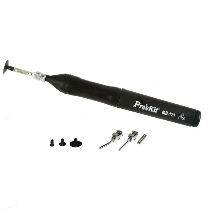 Ms-121 proskit manual vacuum tool for installing SMD components 2 angular and 3 straight handles suction cups 4 6 10mm | Инструменты