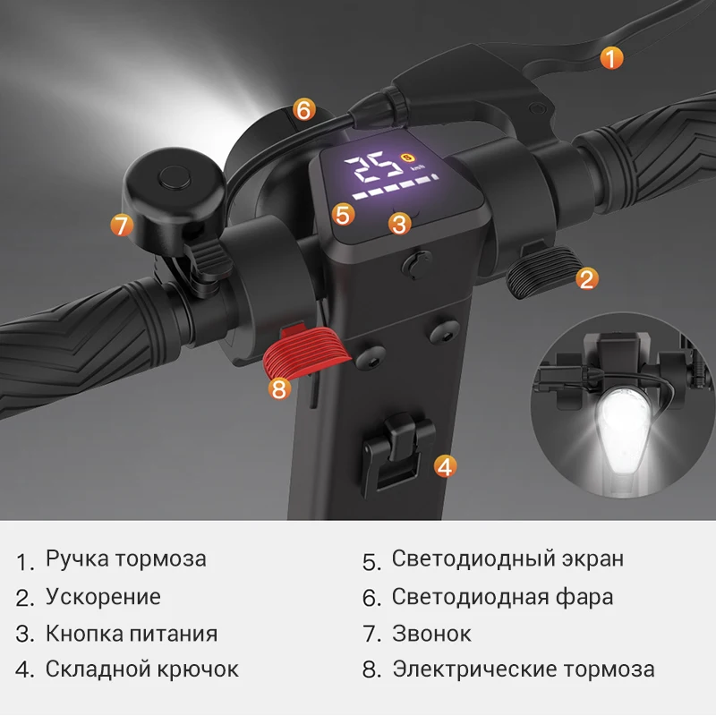 MEGAWHEELS модель S5X электросамокат портативный складной электрический скутер для