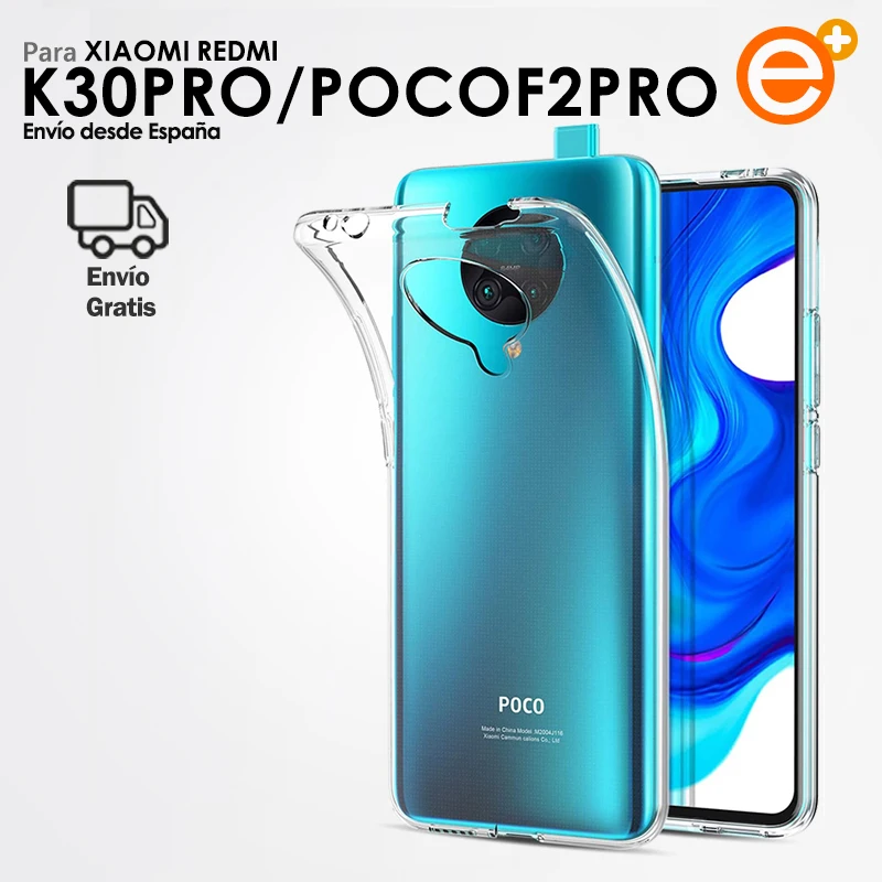 Силиконовый чехол для Xiaomi Redmi K30 Pro Pocophone F2 Pro, Мягкий ТПУ гелевый прозрачный защитный чехол для мобильного телефона