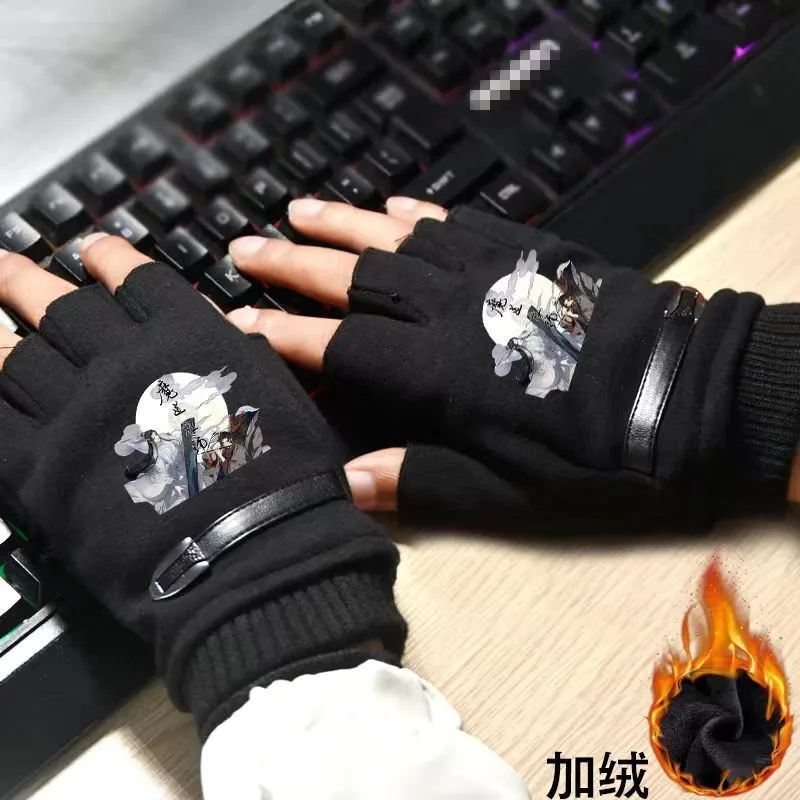 

Новые хлопковые перчатки для косплея Mo Dao Zu Shi Wei Wuxian Lan Wangji, Зимние Теплые повседневные аниме перчатки Grandmaster of Demonic Culture