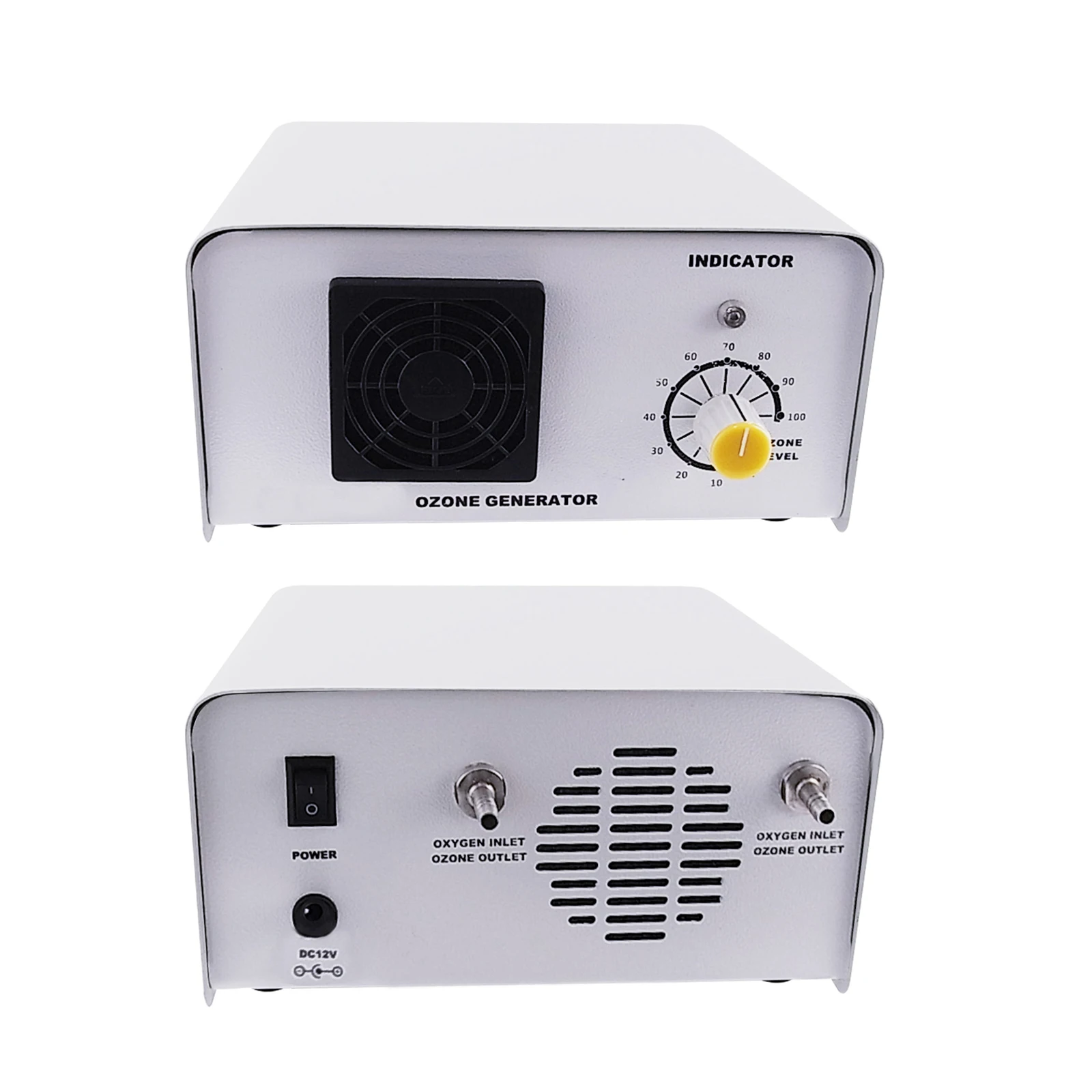

Industrial Ozone Generator 110V-240V Water Tank Purifier 1250mg/h Adjustable Ozone Output