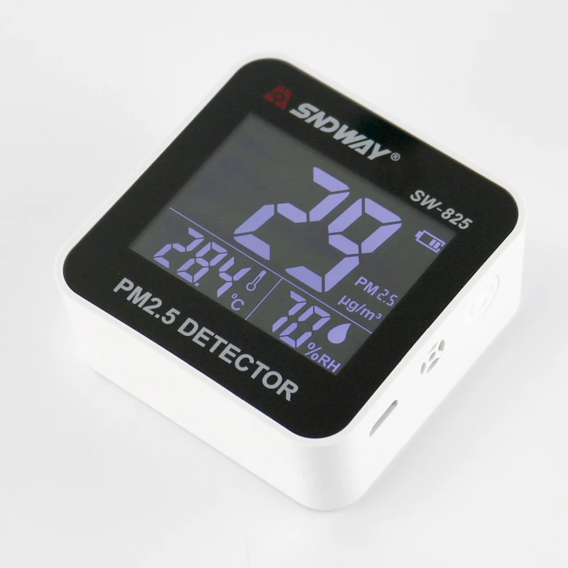 

Sndway Digital Air Quality Monitor Laser Pm2.5 Gas Monitor/Gas Analyzer/Thermometer Diagnostic Tool