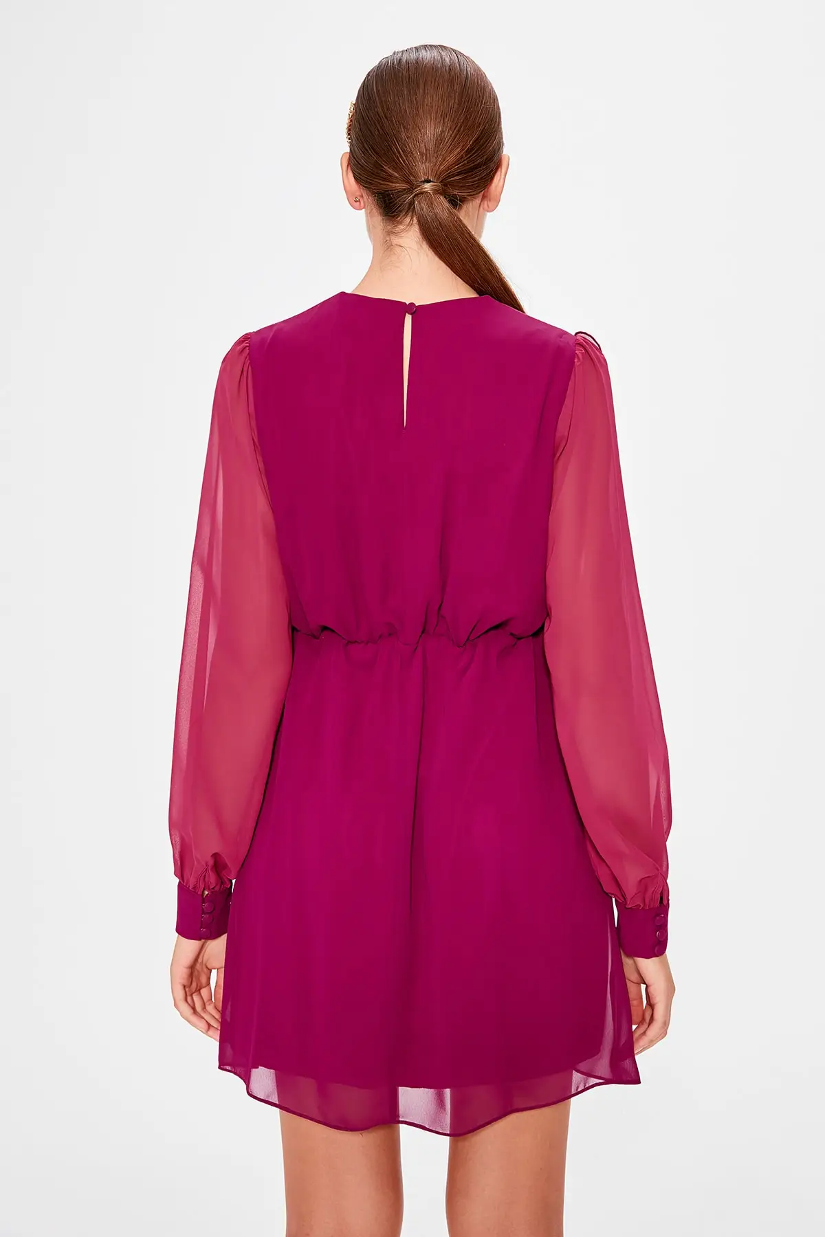 Trendyol Damson платье с маховиком TPRAW20EL0603|Женские платья| |