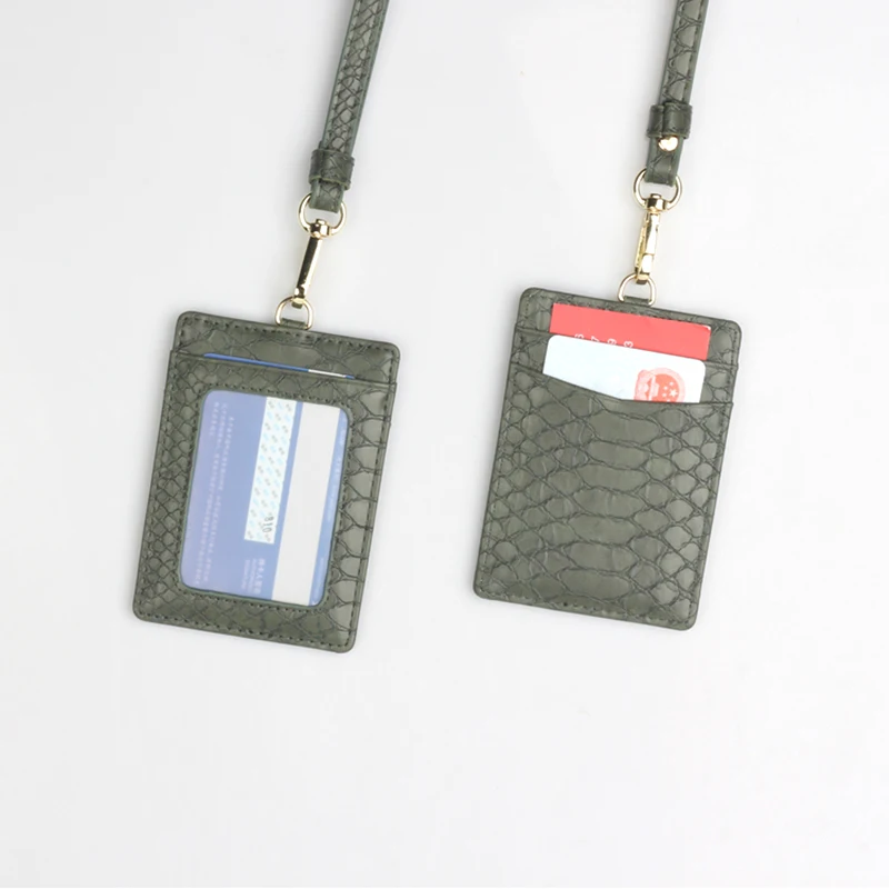 XMESSUN Новый тисненый кожаный держатель для карт питон ремешок мужчин женщин ID