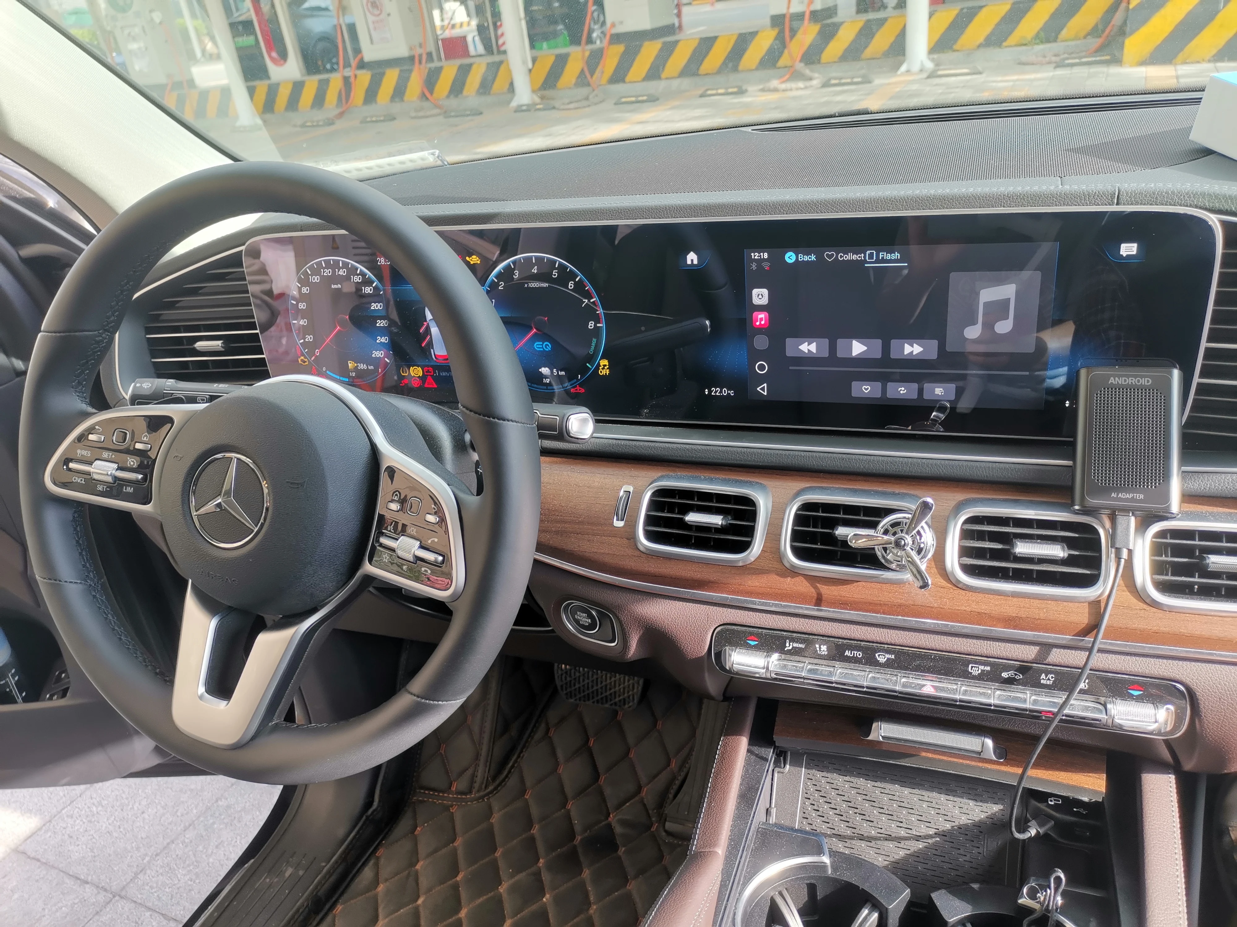 CarPlay Ai Box Qualcomm2 + 32G адаптер без разборки Android 10 мультимедийный плеер скрыть GPS