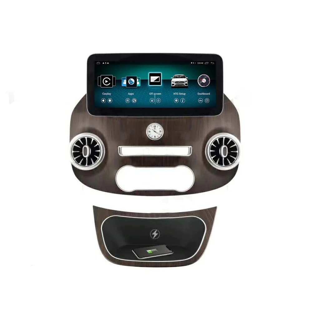 

Tesla style Android 9.0 Multimedia 4GB 64GB ROM Car DVD player for Mercedes Benz V Class Vito Viano Valente Metris W447 headunit
