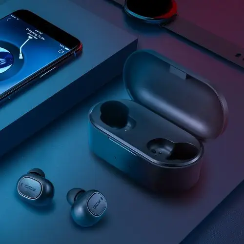 2020 QCY T2C TWS BT5.0 беспроводные смарт наушники с двойным микрофоном 3D стерео Bluetooth для