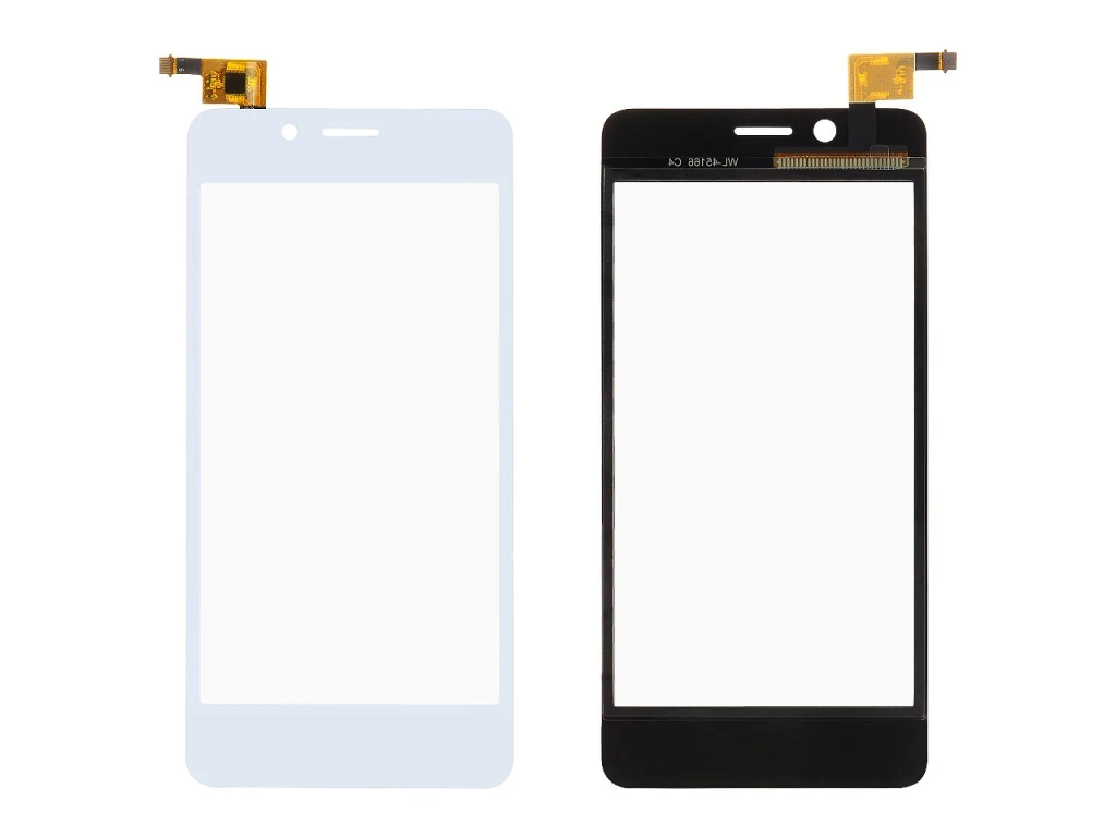 Сенсорное стекло (тачскрин) для Fly FS458 белое |
