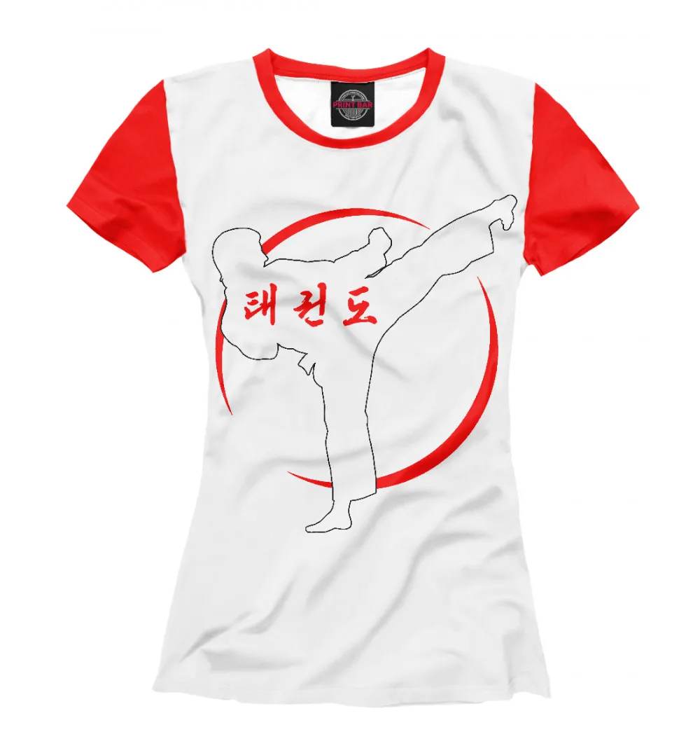 Женская футболка Taekwondo Vector White|Футболки| |