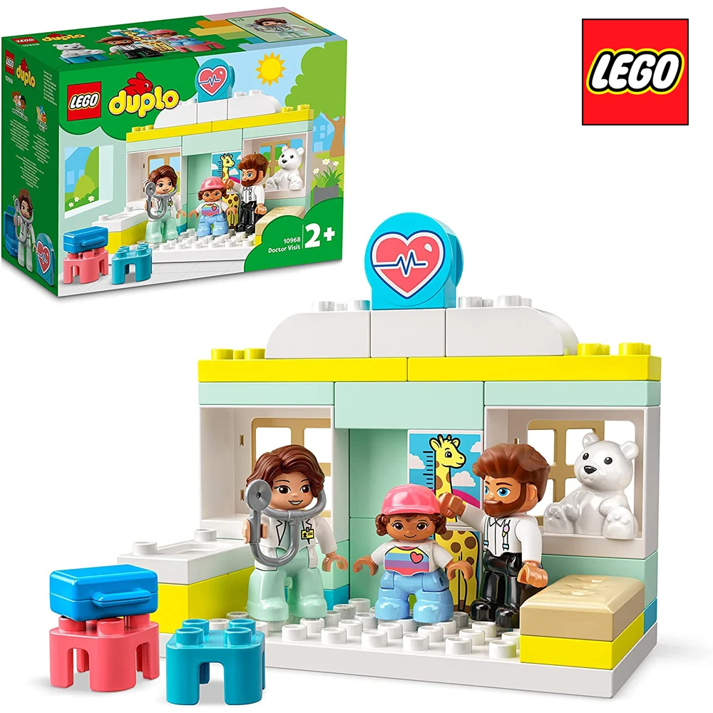 

LEGO DUPLO Rescue Doctor Visit 10968 Original For Kids NEW Toy For Children Birthday Gift For Christmas (34 Pcs) Educational