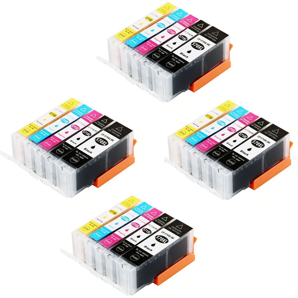 20 cartriges pgi570 PGI 570 cli5715 6 cli57110 15 заправка совместима с моделью принтера Pixma