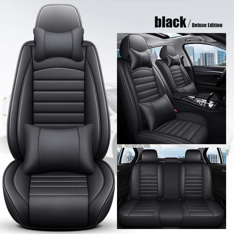 WLMWL Leather Car Seat Cover for BMW all medels X3 X1 X4 X5 X6 Z4 525 520 f30 f10 e46 e90 car accessories Car-Styling