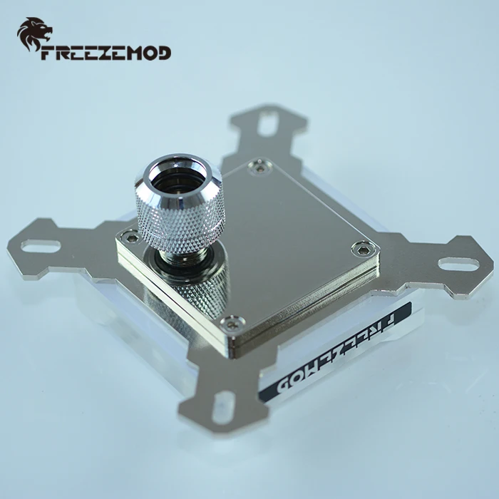 FREEZEMOD компьютер ЦП водяного охлаждения блок для INTEL LGA 1151 115X2011 5V 3pin RGB светильник медная пластина основания. INTEL-PK5E