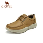 Новинка весна-осень 2021 Мужская Рабочая и повседневная обувь CAMEL из натуральной кожи на шнуровке модные удобные мужские прогулочные туфли
