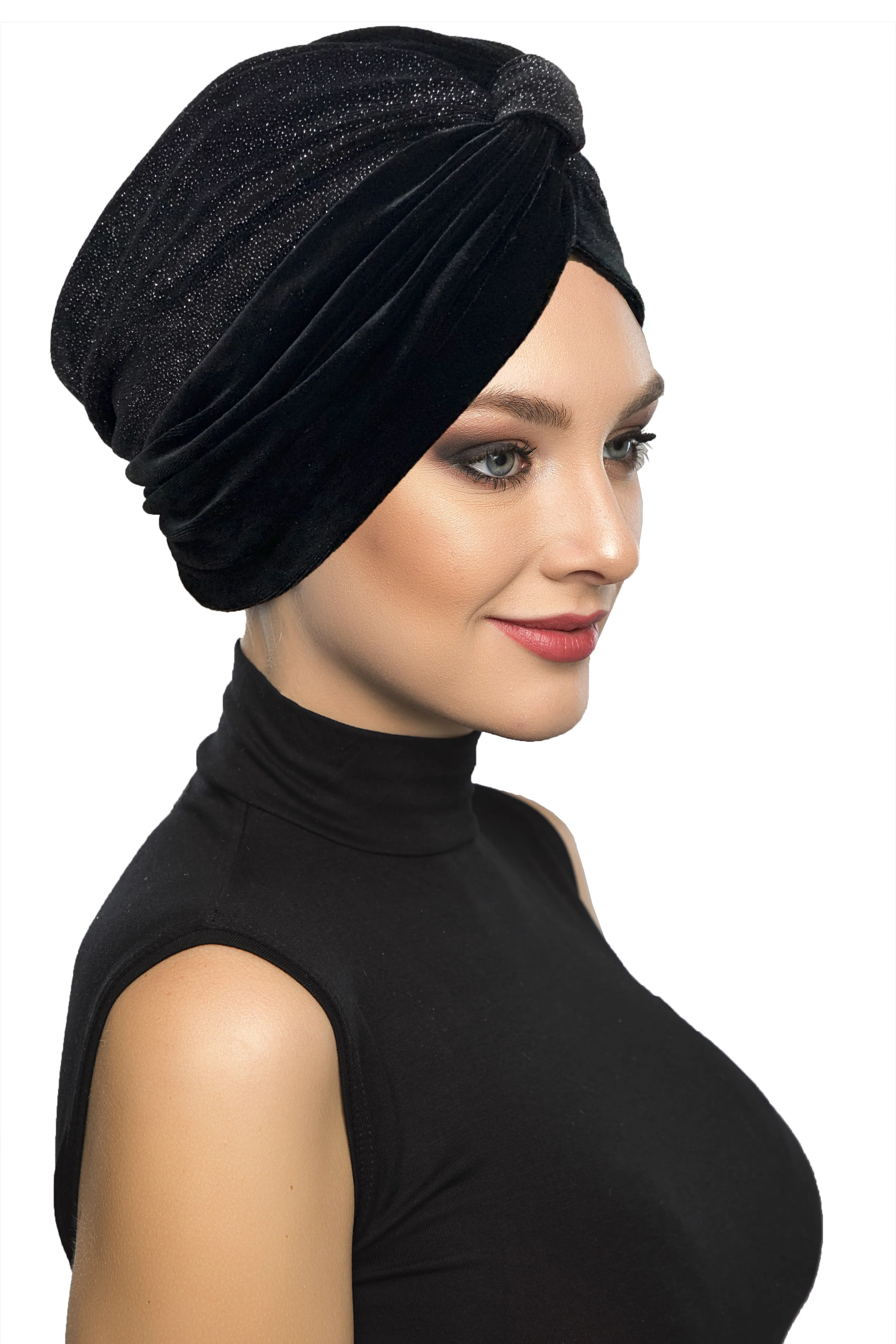 

Бархатный специальный дизайн, серебристый, серебристый, готовый тюрбан, хиджаб шапка, кепка для женщин