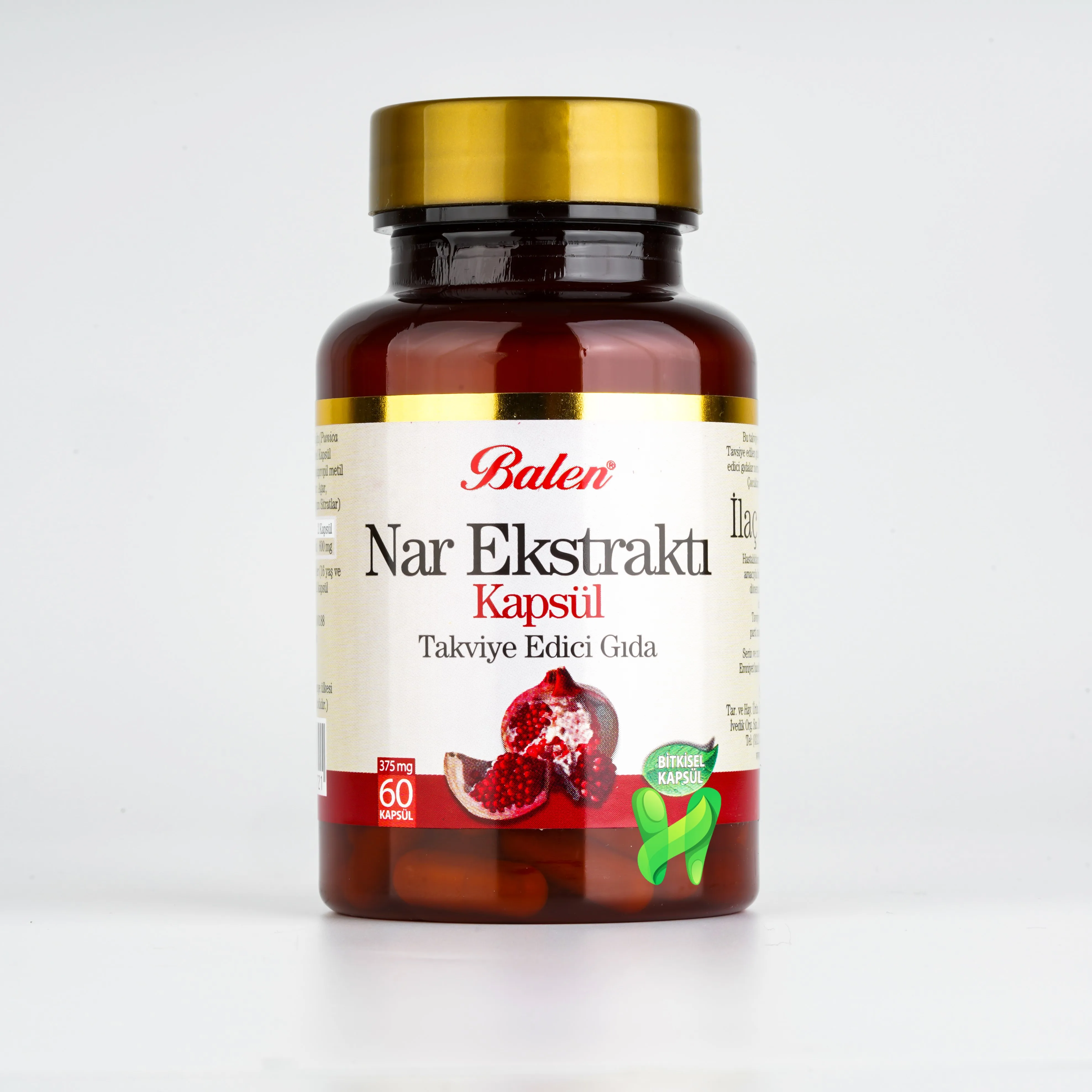 

Pomegranate Extract, 60 Capsules, 375 mg