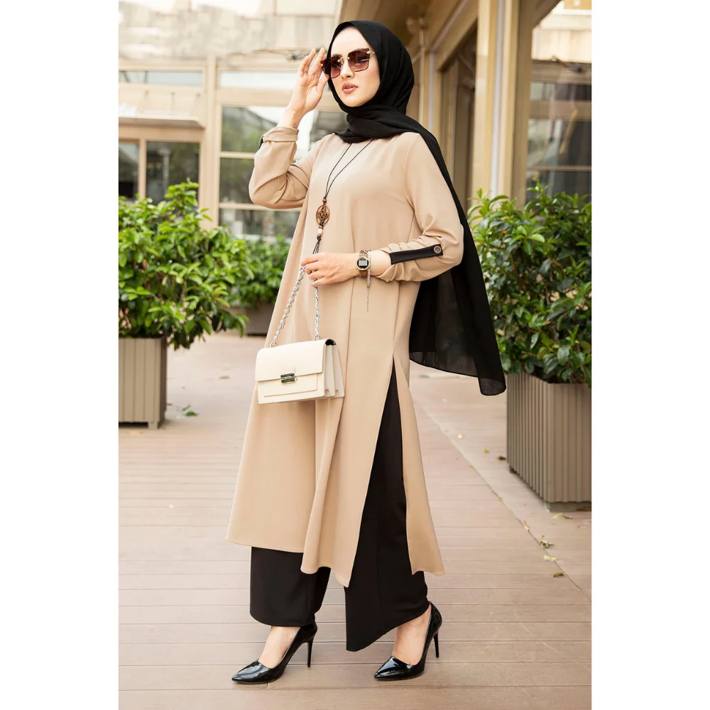 Manolya 3 Piece Set Trend Fashion %Turkish Product Muslim Islam muslim dress women abaya kaftan modest dress abayas for women ab