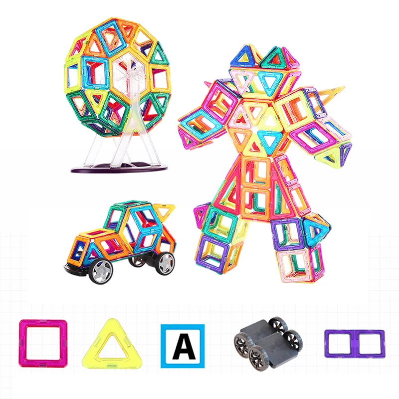 

DIY Building Block Magnetic Sheet Children Early Educational Benifit Toy
