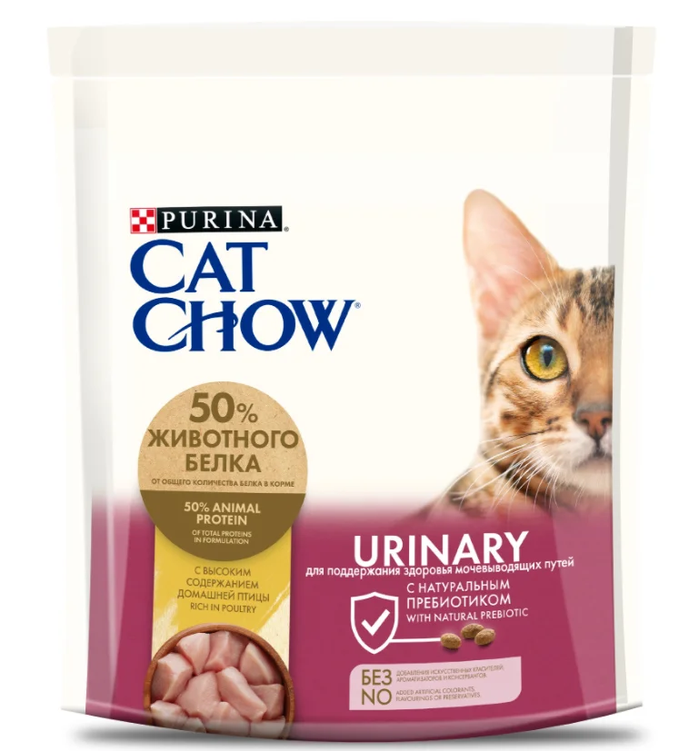 Cat Chow Special Care Urinary для кошек при профилактике МКБ Домашняя птица 400 гр. | Дом и сад
