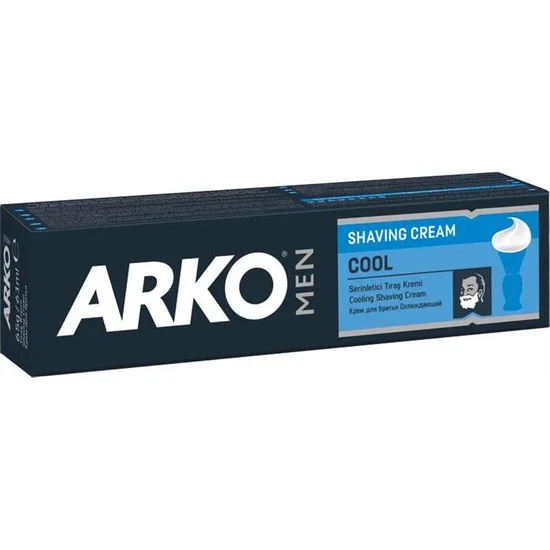 

Arko Men Shaving Cream Cool 100 Ml shave cream, make up cleaner , family cream FREE SHİPPİNG