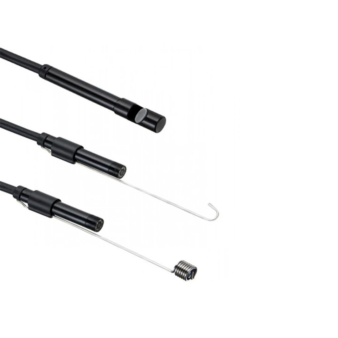 Видеоэндоскоп для смартфона с подсветкой / Гибкая камера телефона компьютера 5