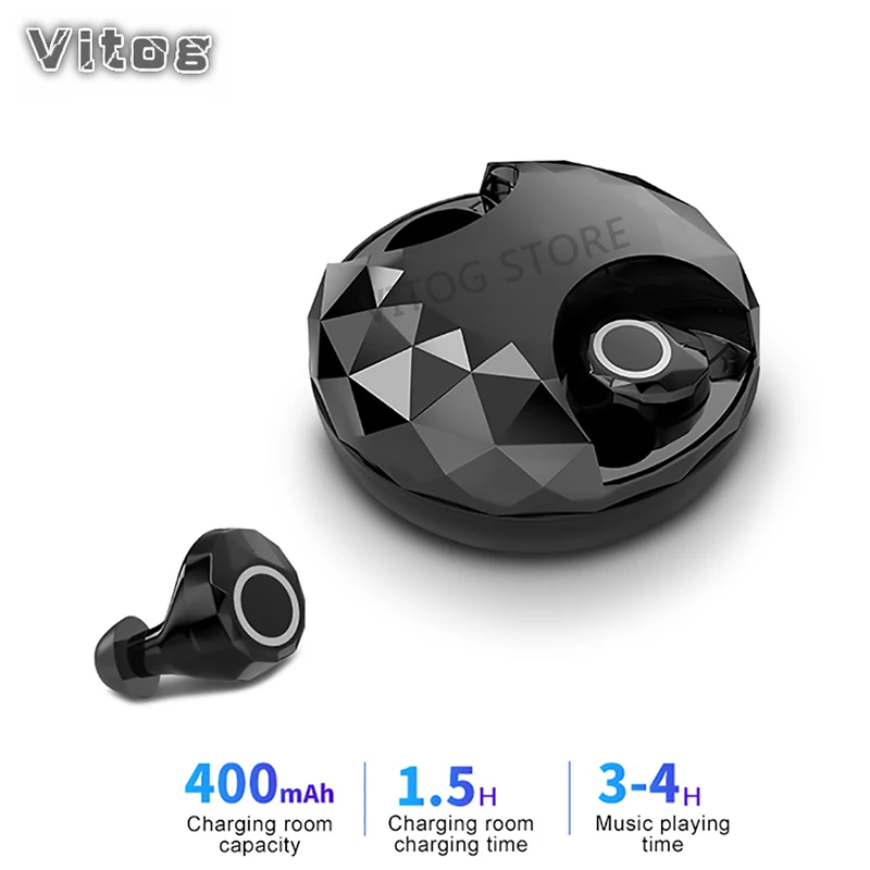 Беспроводные наушники TWS IPX5 водонепроницаемые Bluetooth 8D HiFi спортивные