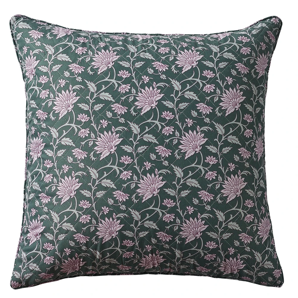 Декоративная подушка PimpamTex для кровати и дивана с цветочным узором мягкие