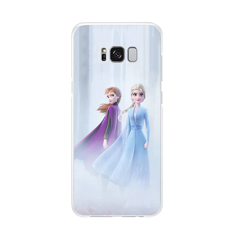 Милый мягкий силиконовый чехол для телефона с принцессой Эльзой и Анной Frozen 2 Samsung