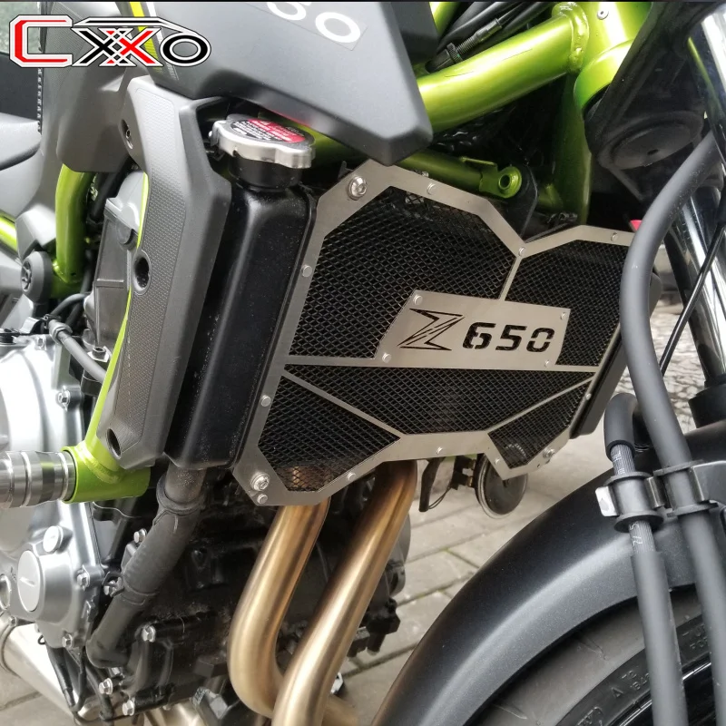 ملحقات دراجة نارية جديدة لعام 2022 شبكة حماية من المبرد وخزان المياه لحماية كاواساكي Z650 Z 650 ninja650 2017-2022