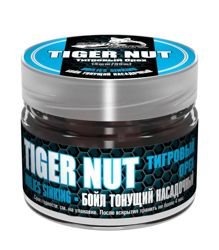 Бойлы насадочные тонущие Sonik Baits TIGER NUT 14мм 90мл (Орех тигровый) | Спорт и развлечения