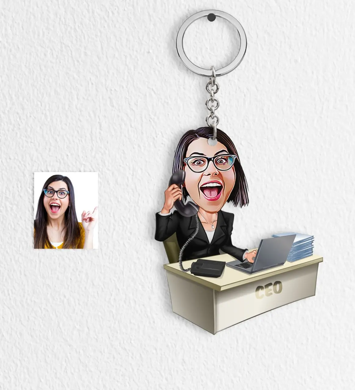 

Персонализированные Женские Keychain-1 с героями мультфильмов