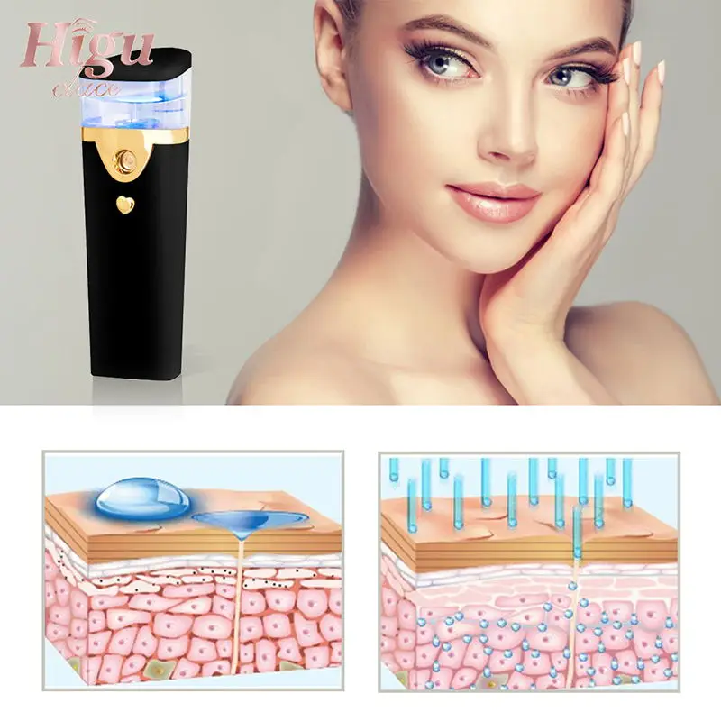 Портативный нано пароварка для лица распылитель удобный увлажнитель уход за