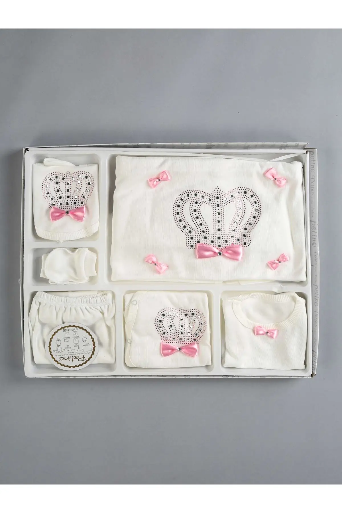 Розовая королева Коронованная новорожденная девочка 10 lu выход больницы | Мать и