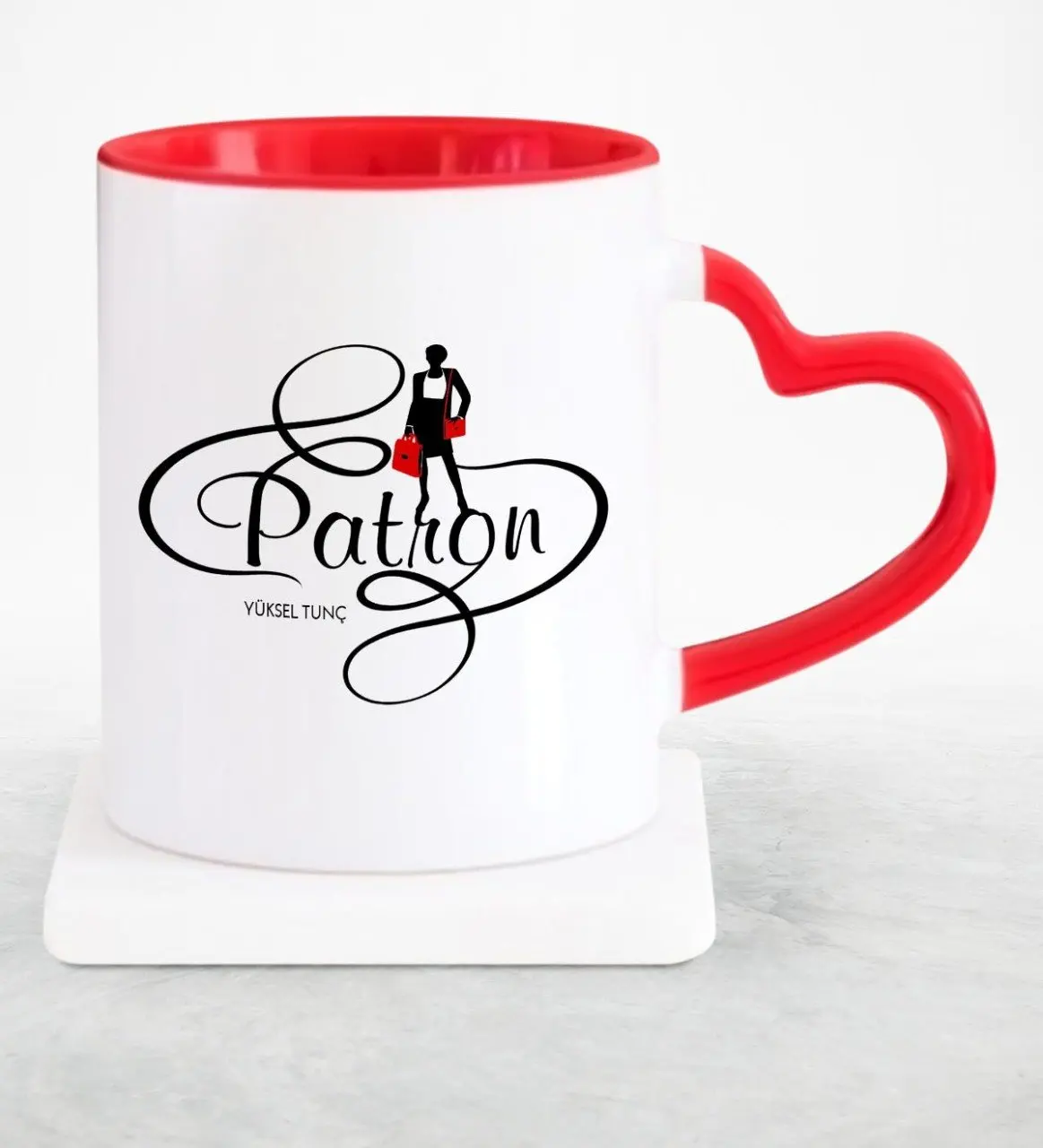 

Personalized Professional Boss Red Heart Mug Cup-4