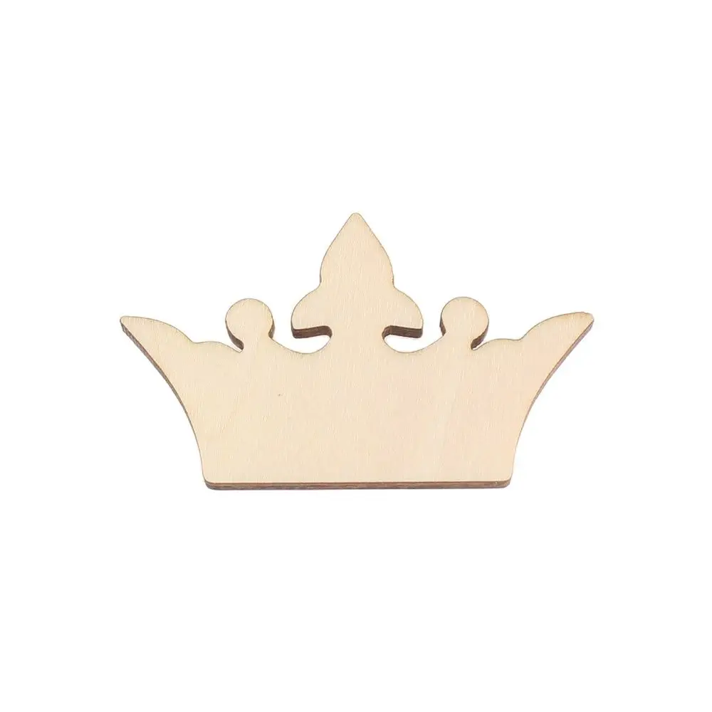 

Crown molding, mascot laser cut, Christmas decorations, silhouette, blank unpainted, 25 pieces, wooden shape (0016)