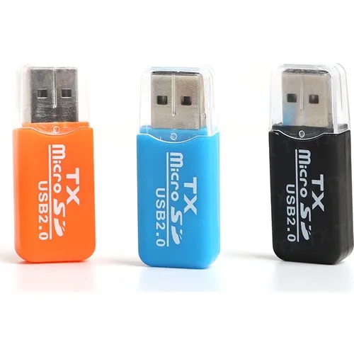 TX USB2.0 External microSD Card Reader-Black (TXACUCR204)