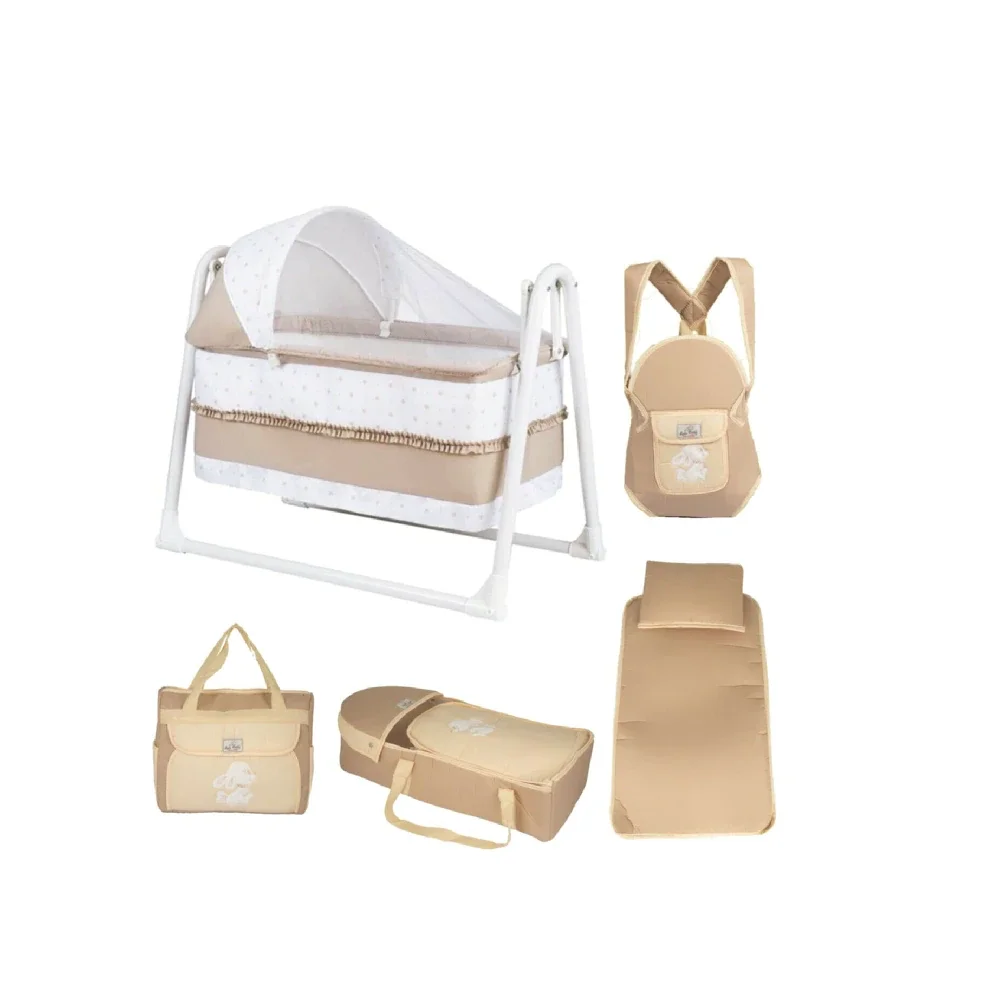 5 Piece Set Baby Sleeping Cradles Nursing Bag Girls Boys Kids Bed Portable Mom Kids Furniture Baby Accessories Carriers