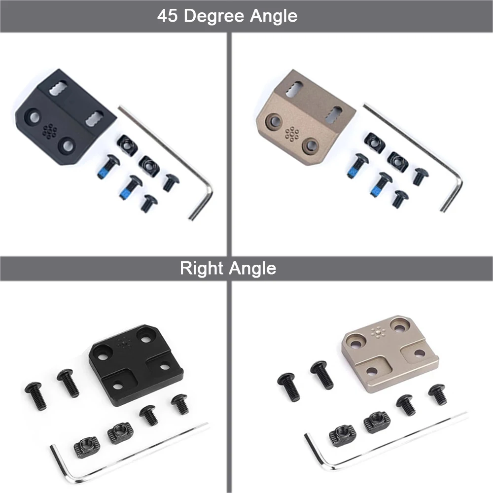 Arisaka RM45 Degree/Right Angle Offset Side Mount fit Mlok Keymod Rail Handguard Tactical Light Accessories SF M300 M600 | Спорт и