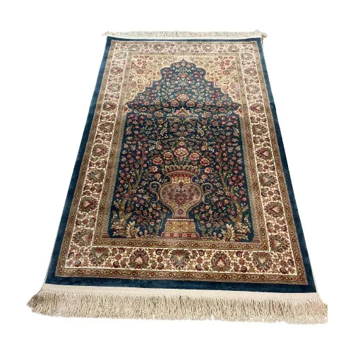 

Islam Silk Prayer Rug Mat Carpet For Muslim