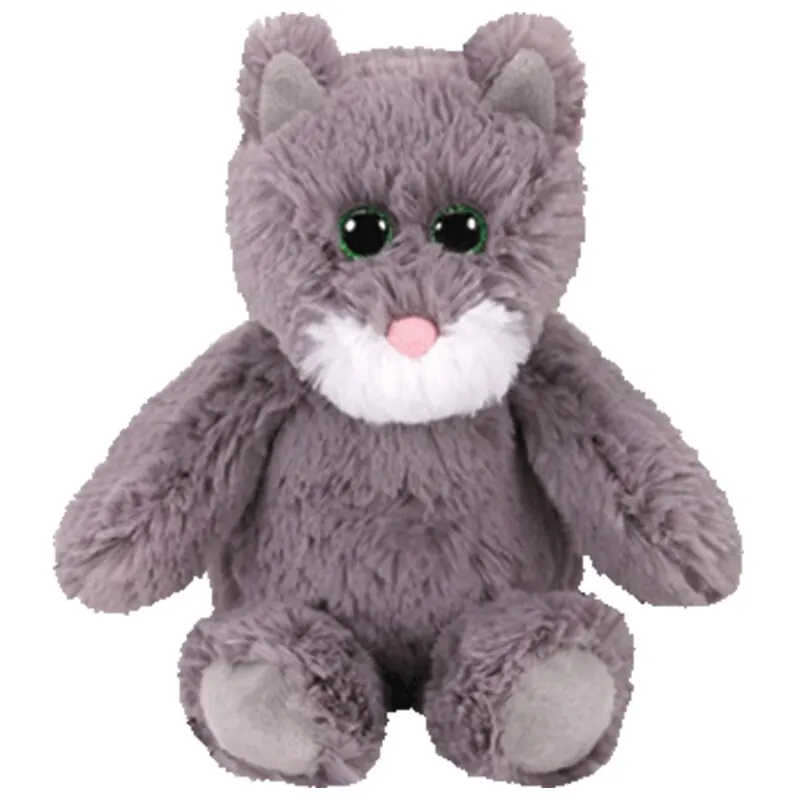 Kit the Grey Cat Ty Cat плюшевые игрушки куклы чучело " 15 см - Цвет: Kit the Grey Cat
