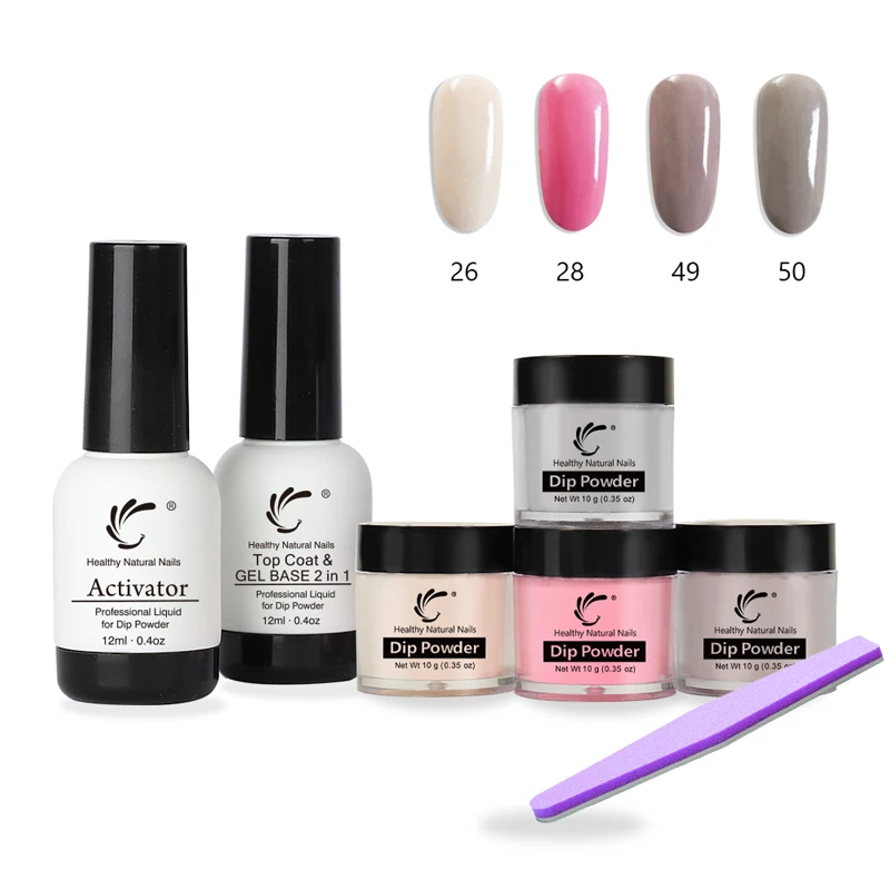 Kit 08 ТП 7 шт./компл. 0,35 oz порошок погружения ногтя+ 12 мл гель для гелевого маникюра без лампы затвердевающий акриловый Системы 10g порошок салон Декор инструмент - Цвет: Kit 08