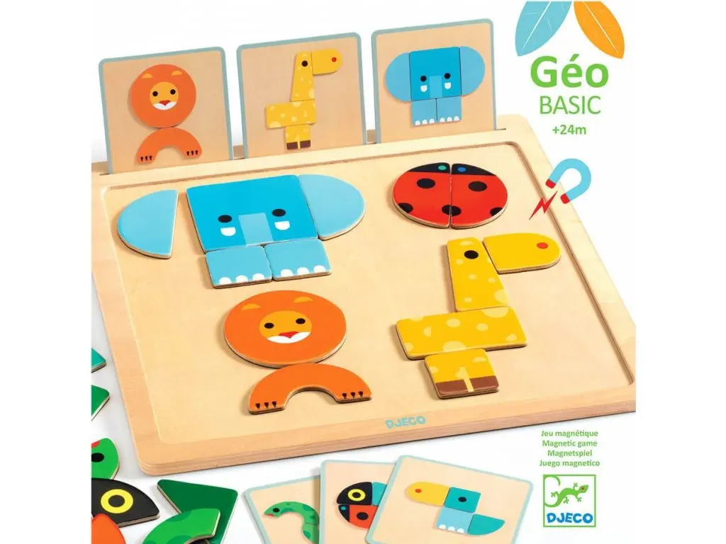 Магнитная игра Djeco ГеоБейсик (06210) | Игрушки и хобби