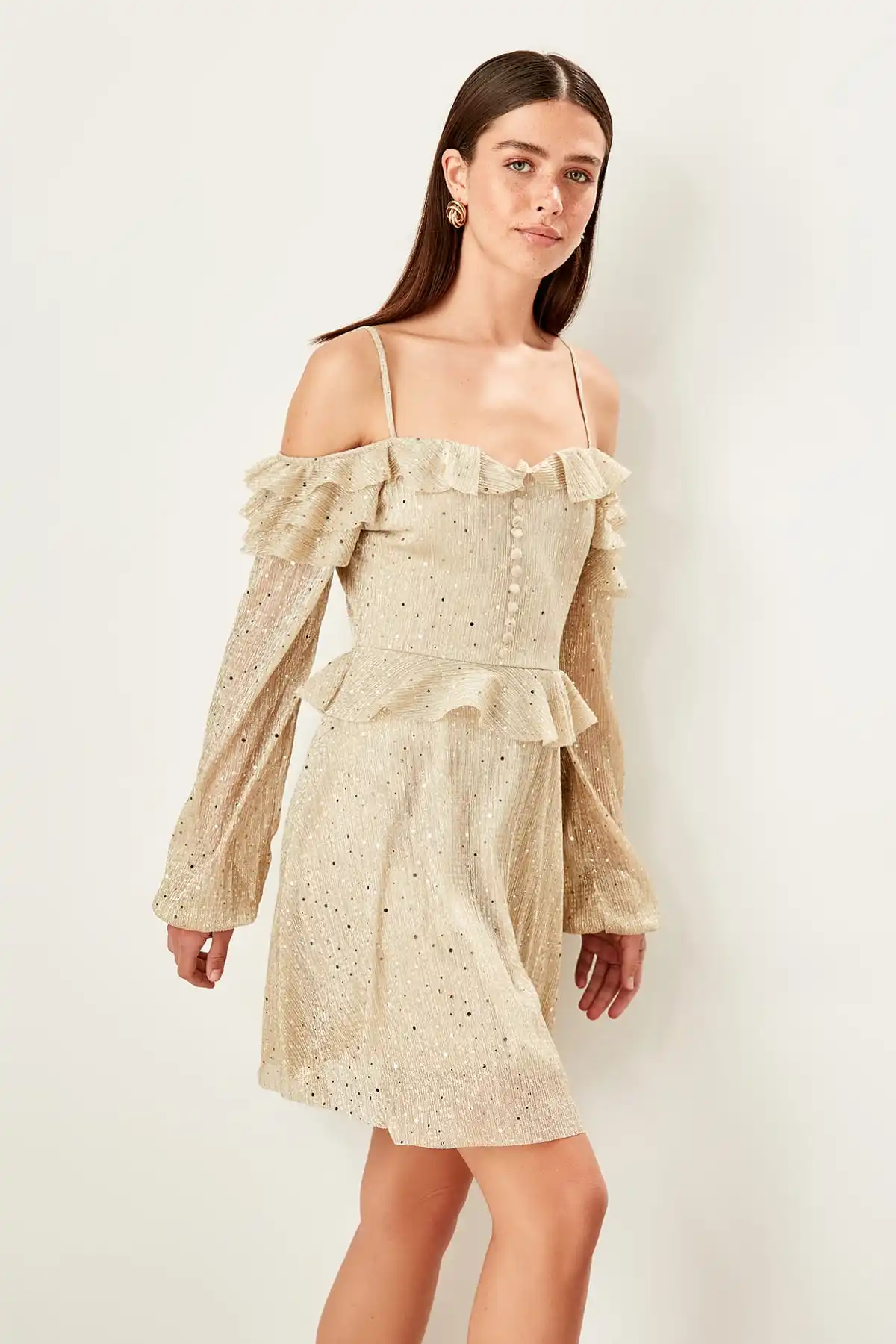 Trendyol Shoulder Detail Dress TPRSS19FZ0249 | Женская одежда